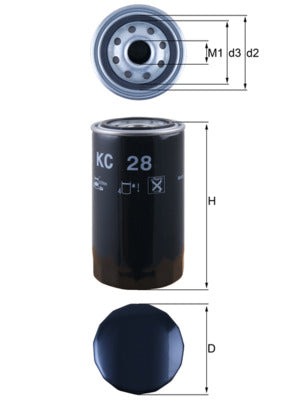 Mahle Fuel Filter KC28