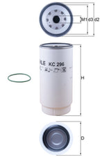 Mahle Fuel Filter KC296D