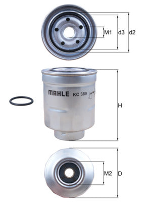 Mahle Fuel Filter KC389D