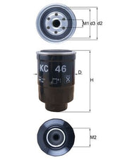 Mahle Fuel Filter KC46