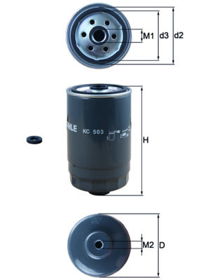 Mahle Fuel Filter KC503D