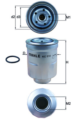 Mahle Fuel Filter KC510D