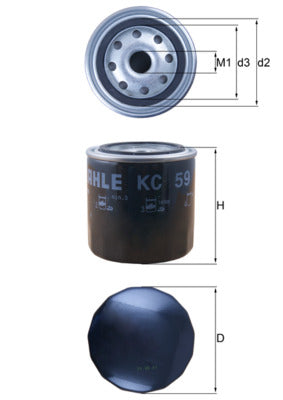 Mahle Fuel Filter KC59