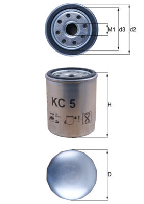 Mahle Fuel Filter KC5