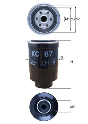 Mahle Fuel Filter KC67