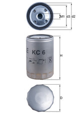 Mahle Fuel Filter KC6