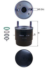 Mahle Fuel Filter KL1002D
