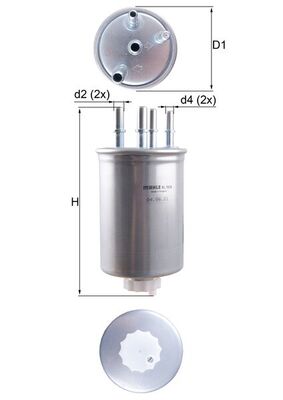 Mahle Fuel Filter KL1026