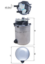 Mahle Fuel Filter KL1027