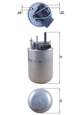 Mahle Fuel Filter KL1048