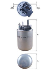 Mahle Fuel Filter KL1048