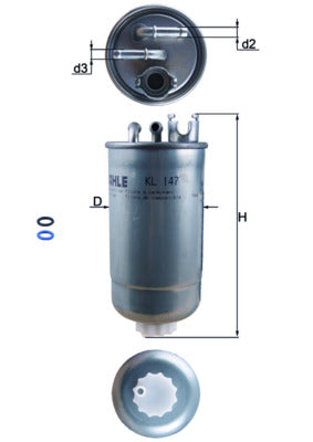 Mahle Fuel Filter KL147D