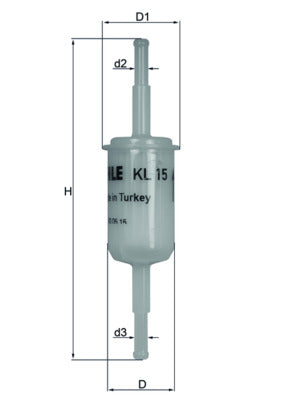 Mahle Fuel Filter KL15