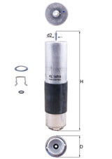 Mahle Fuel Filter KL169/6D