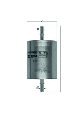 Mahle Fuel Filter KL409