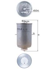 Mahle Fuel Filter KL43
