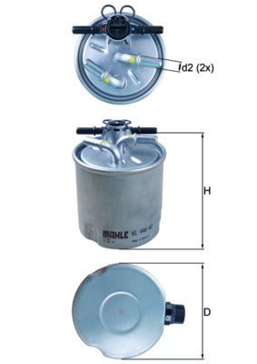 Mahle Fuel Filter KL440/40