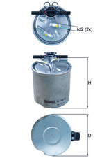 Mahle Fuel Filter KL440/40