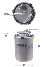 Mahle Fuel Filter KL497D