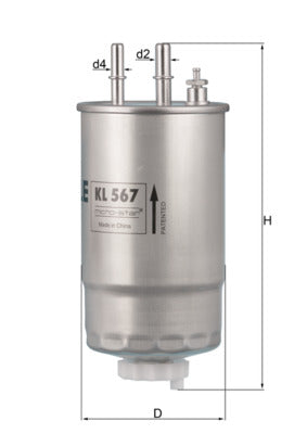 Mahle Fuel Filter KL567