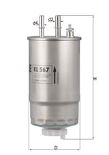 Mahle Fuel Filter KL567