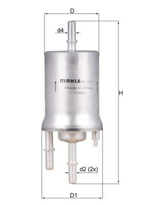 Mahle Fuel Filter KL572