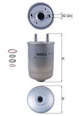 Mahle Fuel Filter KL752/5D