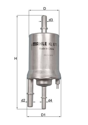 Mahle Fuel Filter KL871