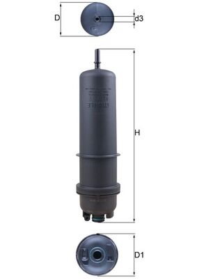 Mahle Fuel Filter KL872/7