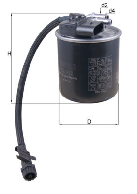 Mahle Fuel Filter KL912