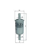 Mahle Fuel Filter Pack Of 10 KL97OF