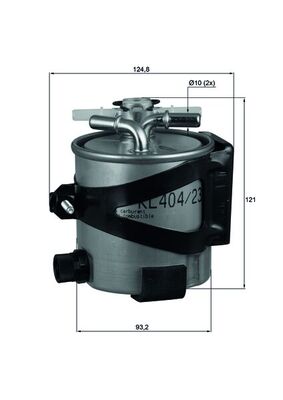 Mahle Fuel Filter KLH44/22