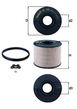 Mahle Fuel Filter - Element KX192D