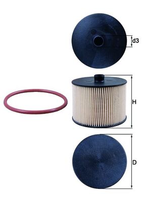 Mahle Fuel Filter KX201D