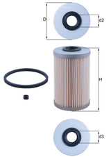 Mahle Fuel Filter KX204D