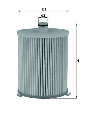 Mahle Fuel Filter - Element KX245/4D