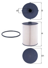 Mahle Fuel Filter KX481D