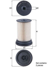 Mahle Fuel Filter - Element KX516/S