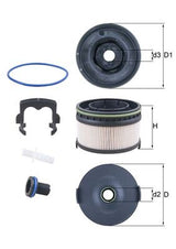 Mahle Fuel Filter - Element KX568KIT