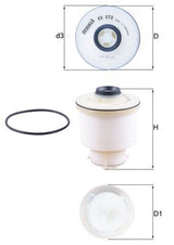 Mahle Fuel Filter - Element KX573D