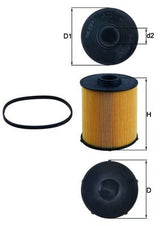 Mahle Fuel Filter - Element KX70D