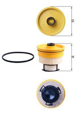 Mahle Fuel Filter - Element KX716D