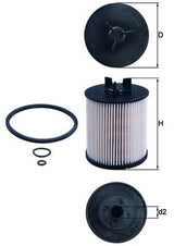 Mahle Fuel Filter - Element KX86/1D
