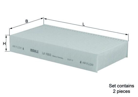 Mahle Cabin Filter LA168/S