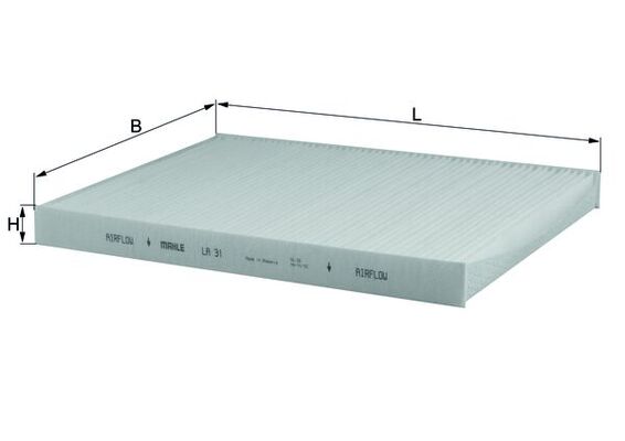 Mahle Cabin Filter LA31