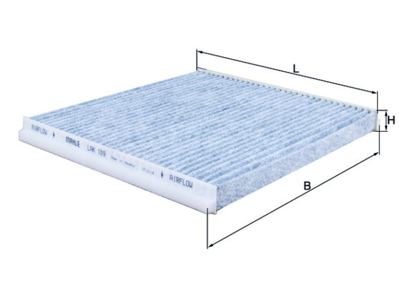 Mahle Carbon Cabin Filter LAK109