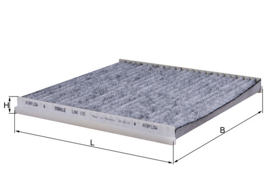 Mahle Carbon Cabin Filter LAK131