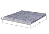 Mahle Carbon Cabin Filter LAK131