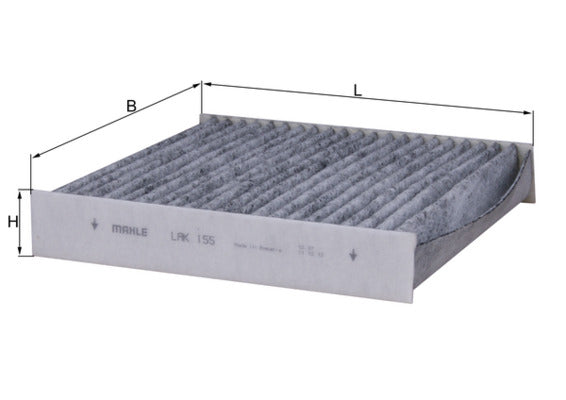 Mahle Carbon Cabin Filter LAK155