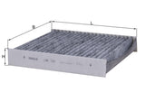 Mahle Carbon Cabin Filter LAK155